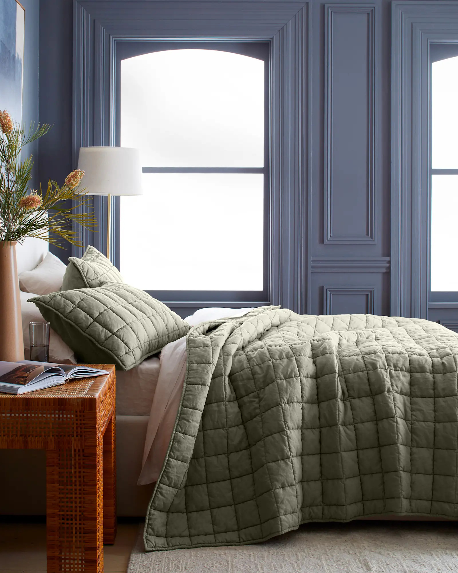 European Linen Box Quilt | Quince