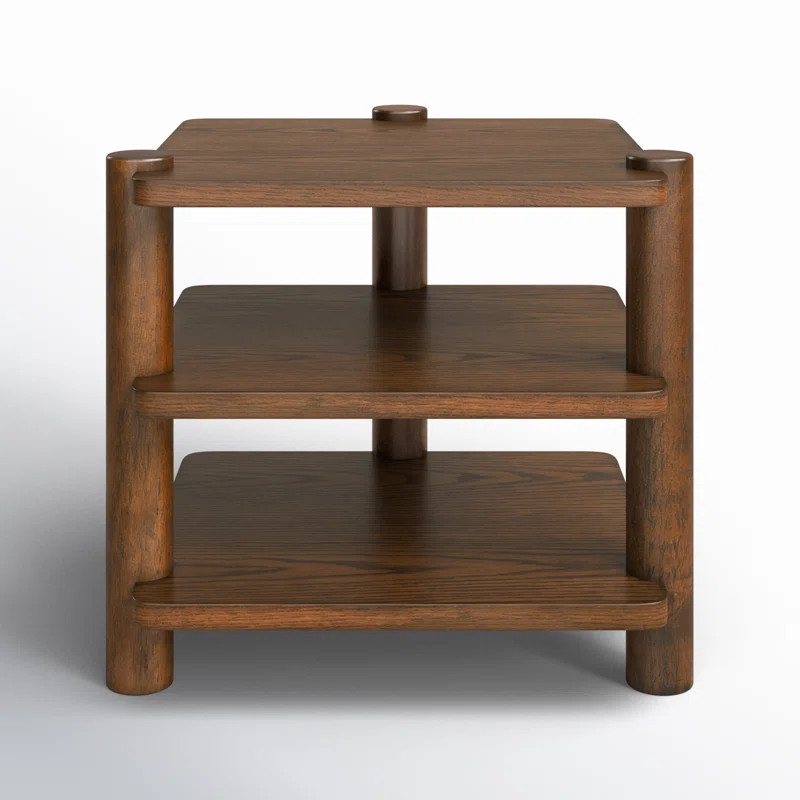 Hepburn 3 Shelf Wood Accent Table | Wayfair North America