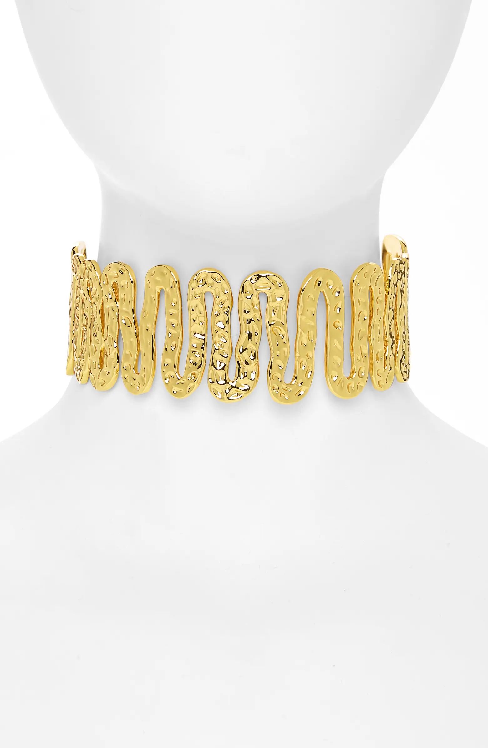 Cult Gaia Fahima Hammered Choker | Nordstrom | Nordstrom