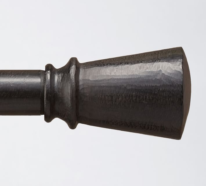 Cast Iron Black Tapered Finial - Set of 2 | Pottery Barn (US)