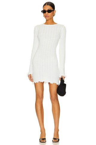SNDYS Baha Mini Dress in White from Revolve.com | Revolve Clothing (Global)