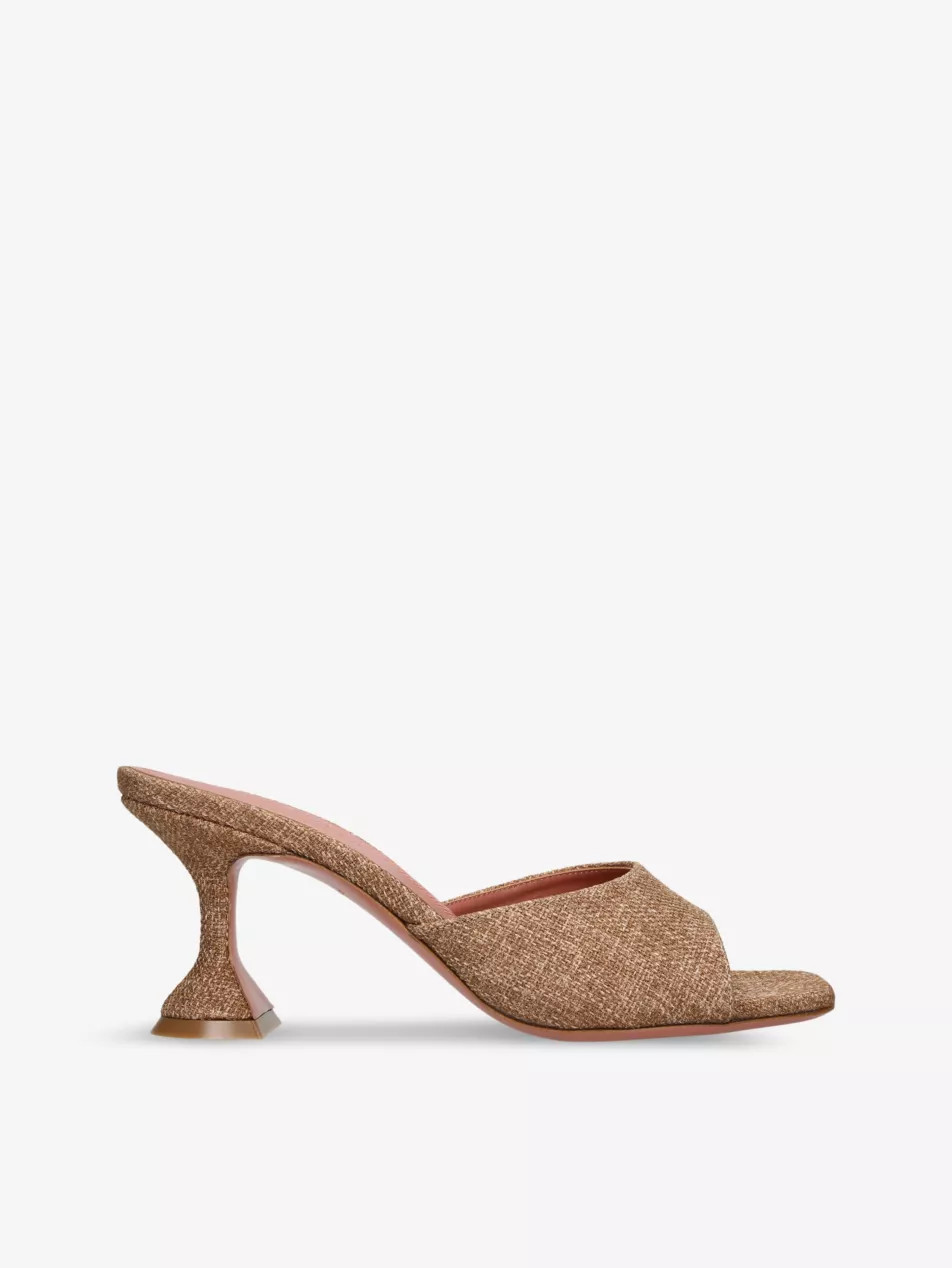Lupita 70 canvas heeled mules | Selfridges