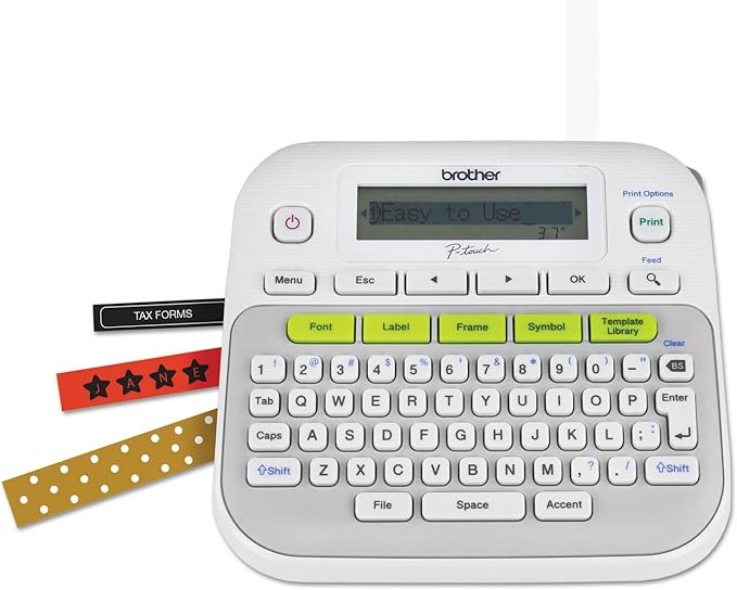 Brother P-touch, PTD210, Easy-to-Use Label Maker, One-Touch Keys, Multiple Font Styles, 27 User-F... | Amazon (US)