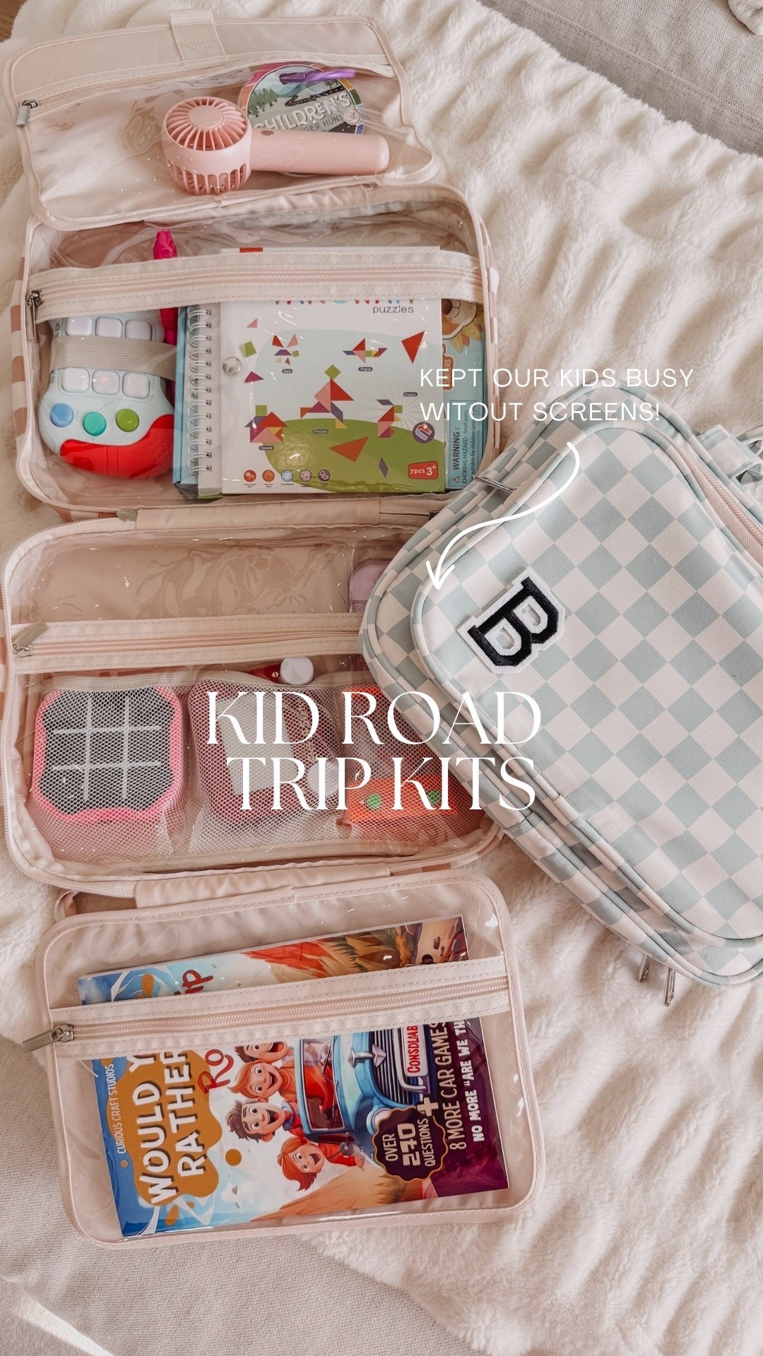 Kid road trip kits! These were a lifesaver and kept our kids so entertained while we travelled 🙌🏼 so glad we packed all of this for them! ￼

Seasonal, kids, roadtrip, drive, airplane, plane, flying, driving, family vacation, Amazon

#LTKmomlife #LTKTravel #LTKSeasonal