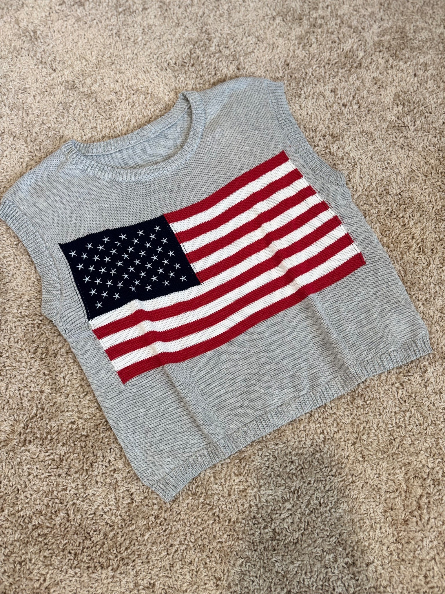 Got a medium in this flag sweater from Amazon - USA July 4th / red white and blue 

#LTKFindsUnder100 #LTKStyleTip #LTKFindsUnder50