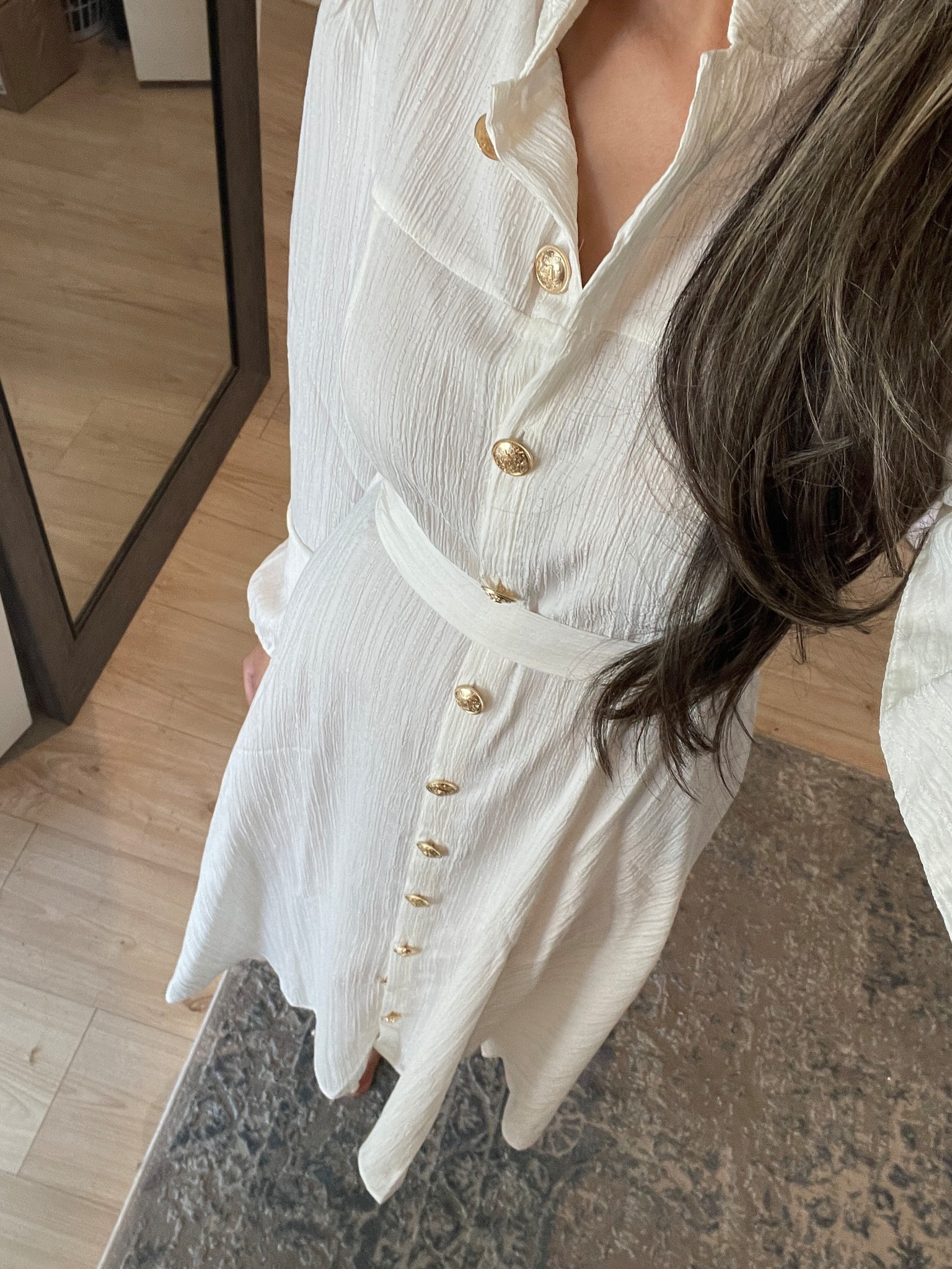 My cute lightweight midi dress is on sale for Labor Day! I always get so many compliments on it and no one ever believes me on the pricing or that it is from Shein! You can button the dress all the way down or halfway to show a little leg while you walk. 


•••

White dress white midi dress white shein dress white bridal outfit conservative outfit long sleeve dress white long sleeve dress white and gold midi dress shein dress shein midi dress easy dress inexpensive dress shein finds vacation dress vacation outfits vacation dresses vacation fit white vacation dress white photoshoot dress  

#LTKSaleAlert #LTKFindsUnder50