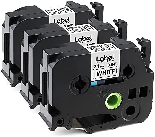 Label KINGDOM TZe-FX251 TZeFX251 Label Tape Replacement Brother Ptouch 24mm 0.94 Flexible-ID Lami... | Amazon (US)