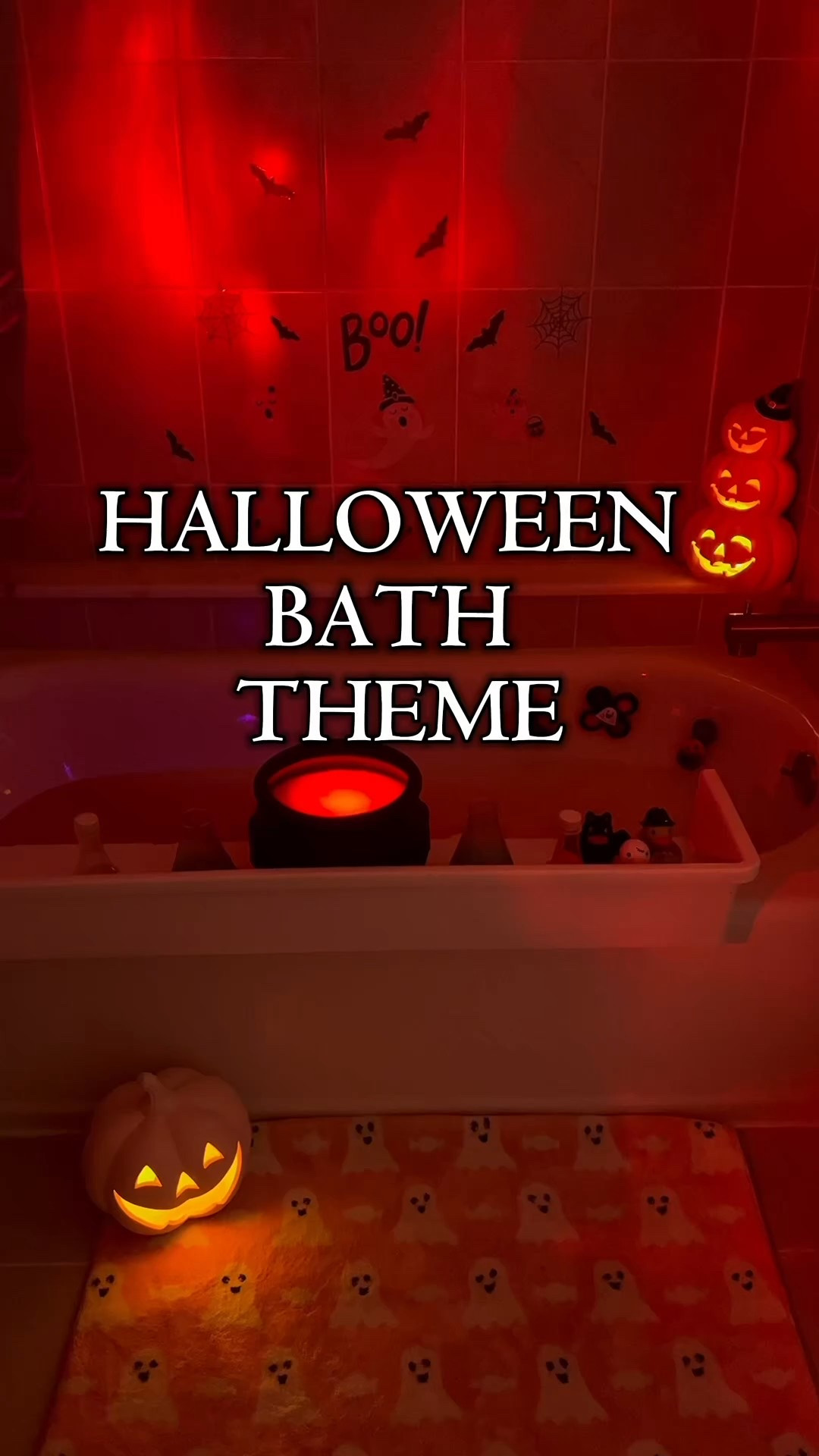 A Halloween themed bath to cheer up my little pumpkin. Baths afterschool hit different

#bathtimeroutine #kidstoys #momlife #nightimeroutine #DIY #dollartreefinds #halloweenishere #learningthroughplay #halloween #dollartree #dollartreediy #organizedhome #asmr #bathroutine #kidsbathtoys

#LTKSeasonal #LTKHome #LTKHalloween