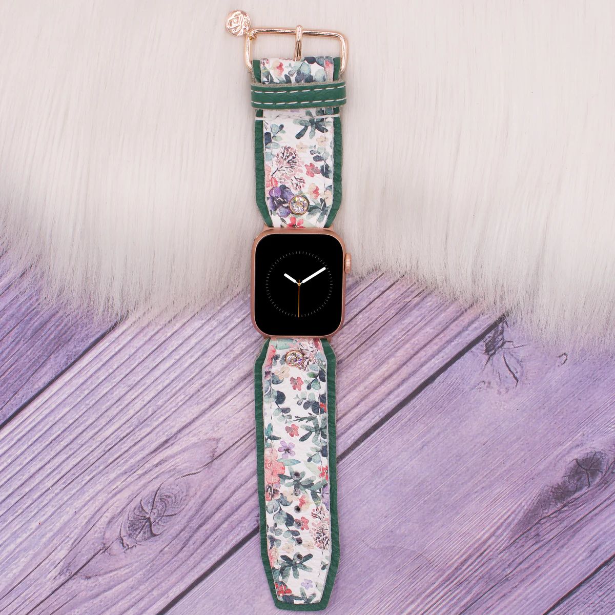 Limited Edition Sivella Band in Luxe Verbena with Lagoon Green | Spark*l