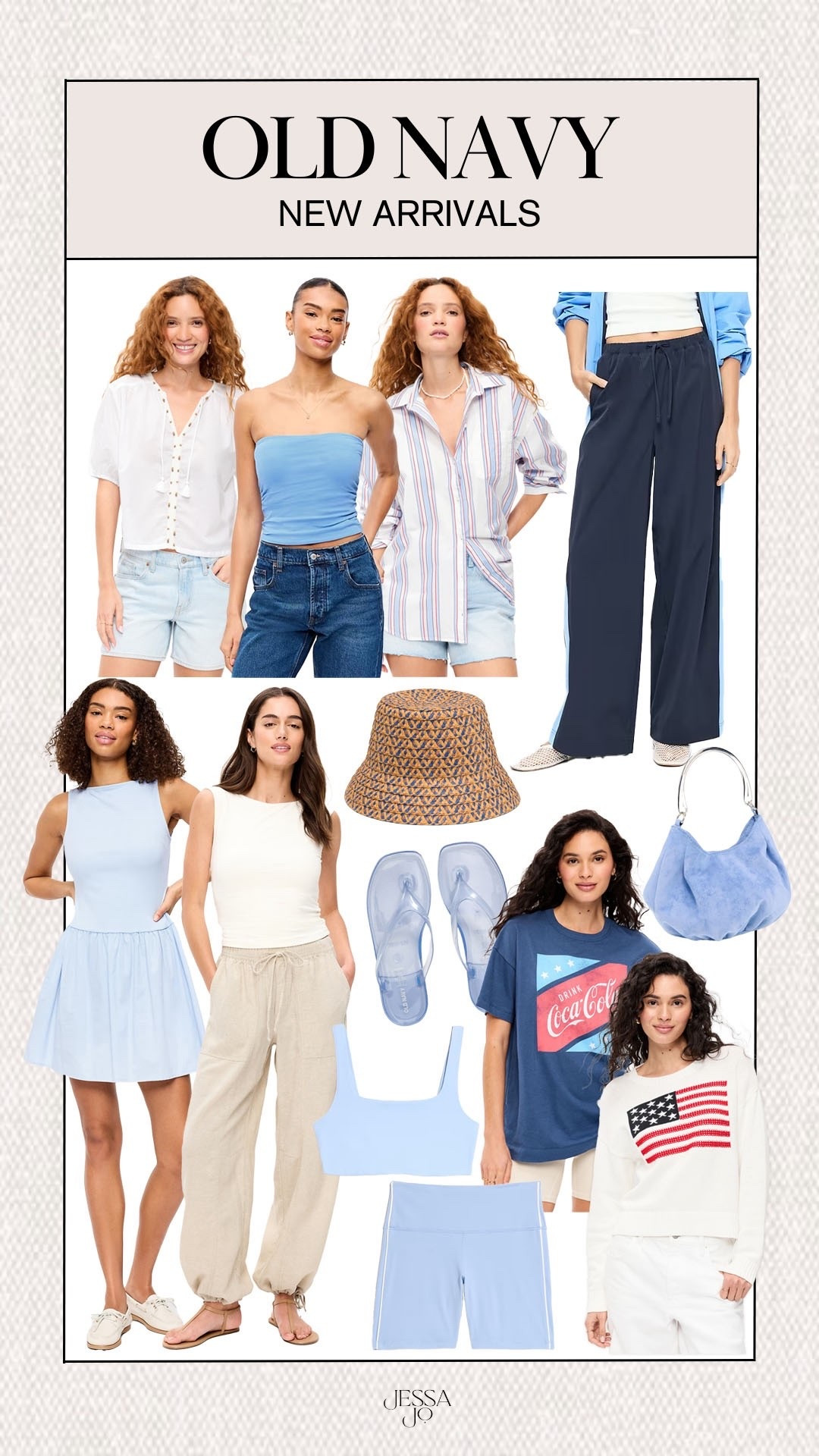 Old navy new arrivals. Old navy summer style. Old navy spring style. Old navy activewear. American flag summer sweater. Trendy summer style  

#LTKSeasonal #LTKootd #LTKActive