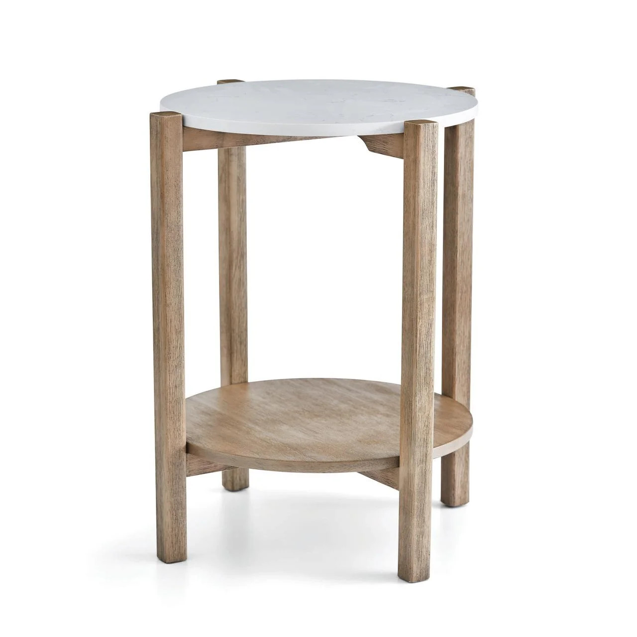 Better Homes & Gardens Round Marble End Table - Walmart.com | Walmart (US)