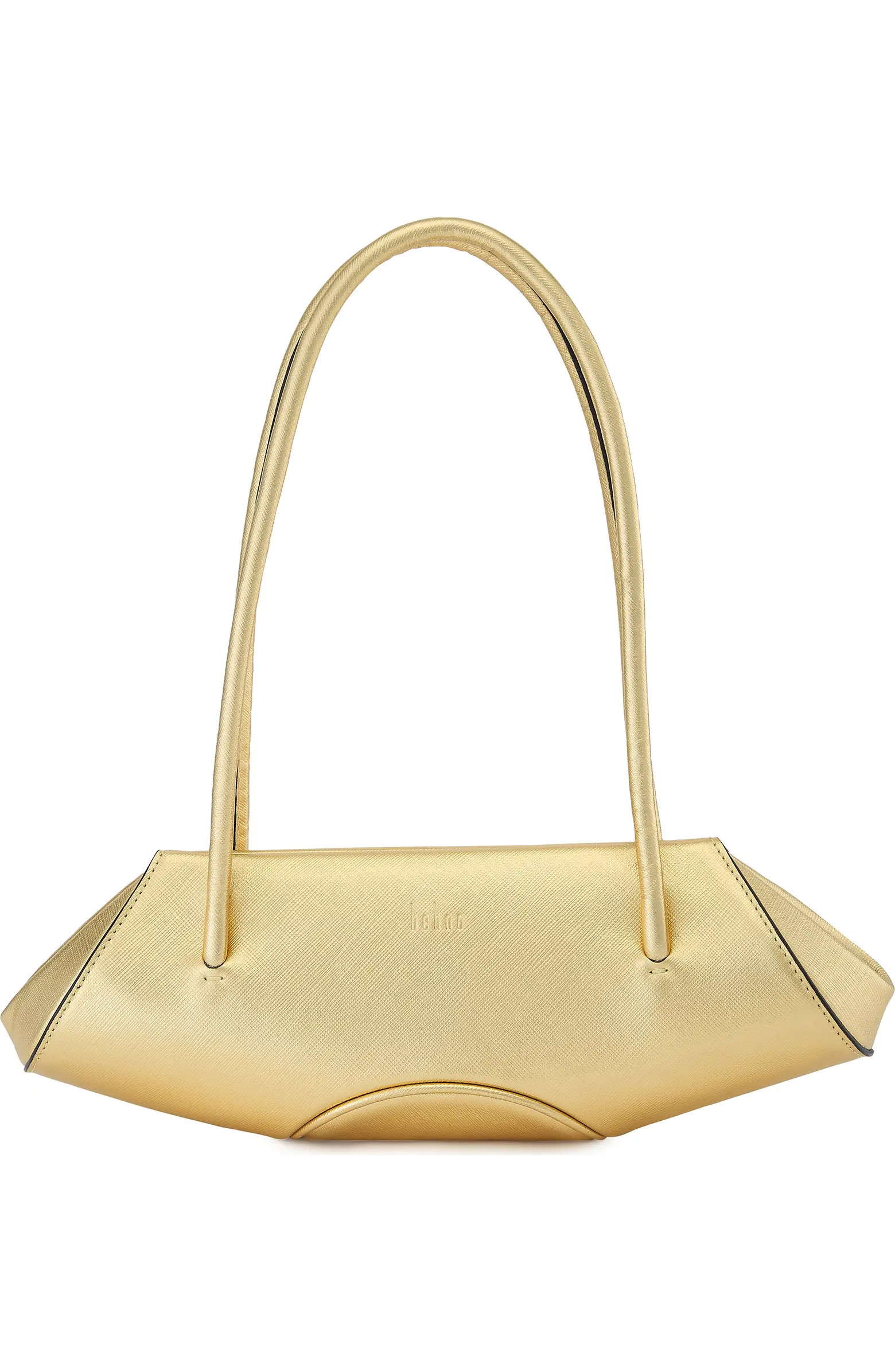behno Mini Elizabeth Baguette Pebble Leather Shoulder Bag | Nordstrom | Nordstrom