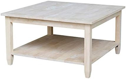 International Concepts Coffee Table, Unfinished | Amazon (US)