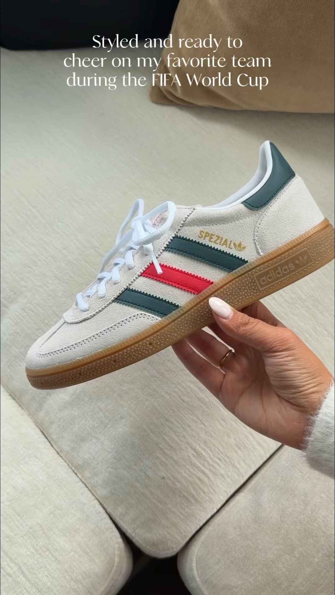 Styled and ready to cheer on my favorite teams during the FIFA World Cup 2026 with these new @adidas adidas pieces #createdwithadidas #adidaspartner
