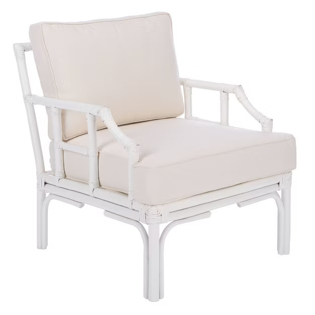 Kazumi Accent Chair White - Safavieh | Target