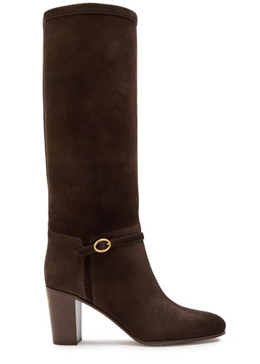 Pattie 75 suede knee-high boots | Harvey Nichols