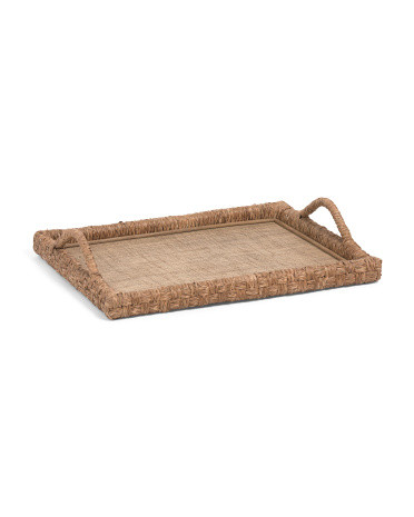 27x21 Large Rectangular Chunky Woven Bankuan Tray | Home | Marshalls | Marshalls