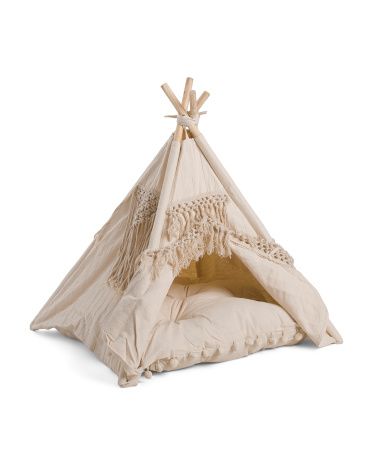 28x31 Macrame Pet Teepee | TJ Maxx