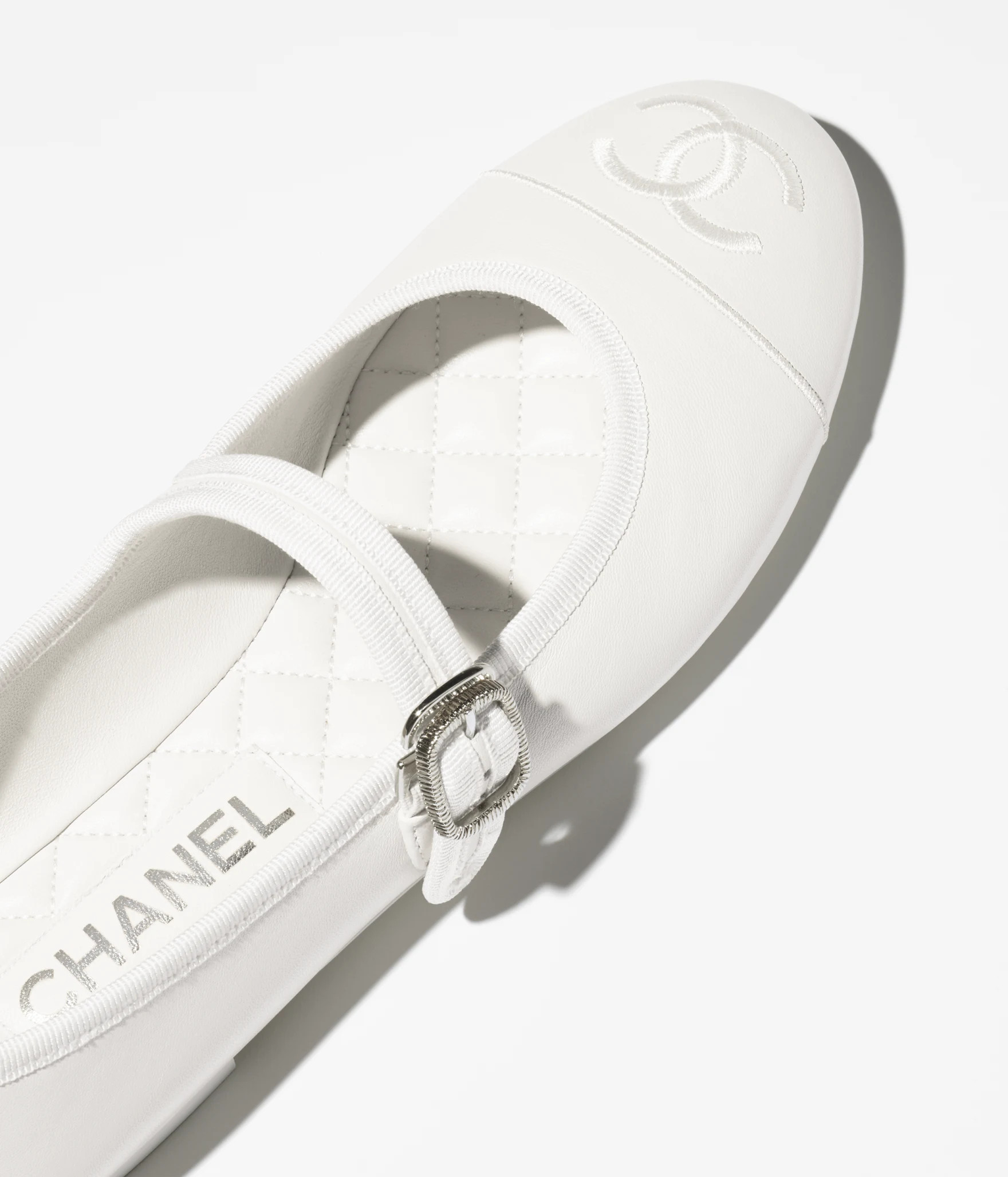 Mary janes - Lambskin, white — Fashion | CHANEL | Chanel, Inc. (US)