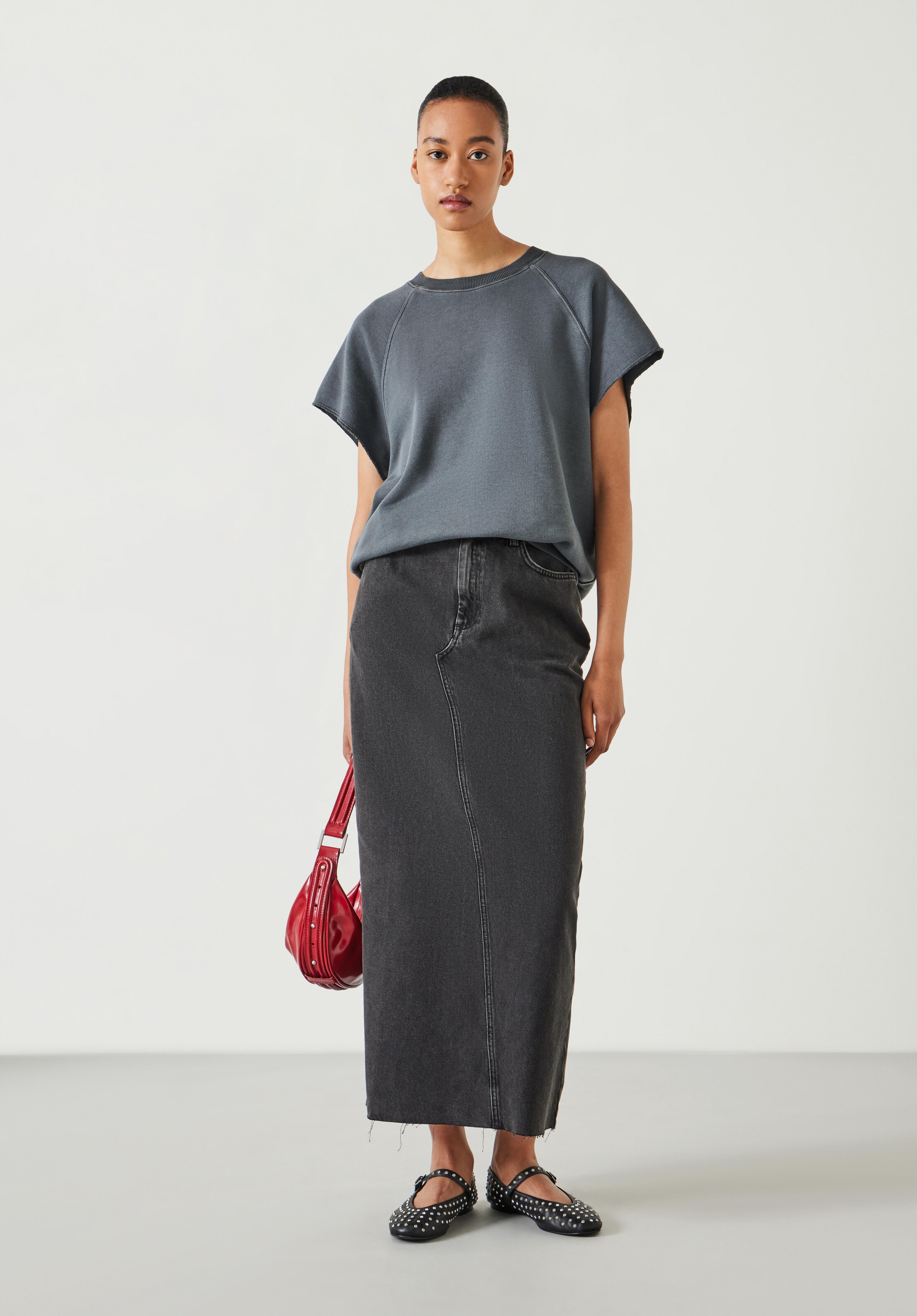 Rylie Denim Maxi Skirt | Hush UK