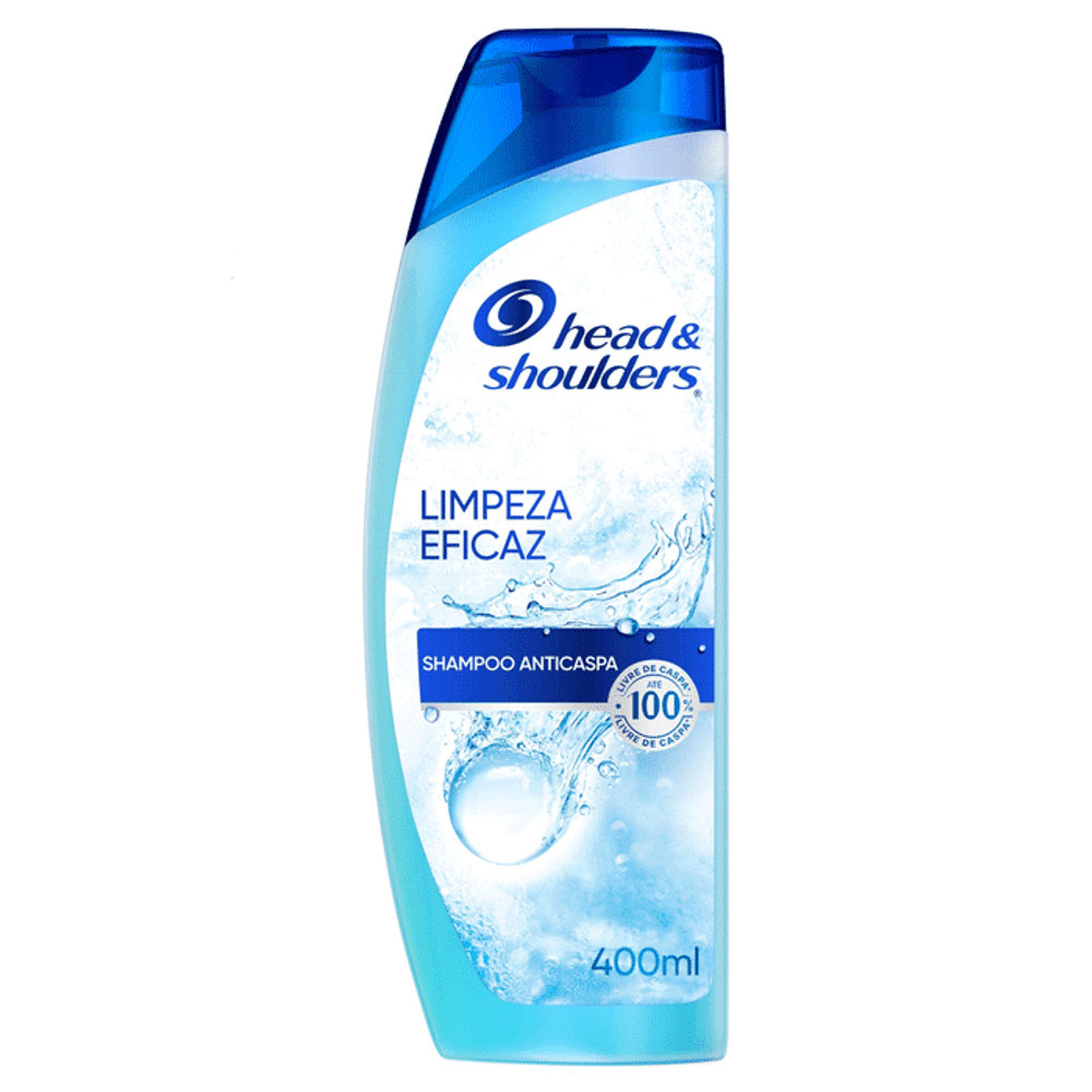 Shampoo Anticaspa Head & Shoulders Limpeza Eficaz 400ml | Drogaria Pacheco