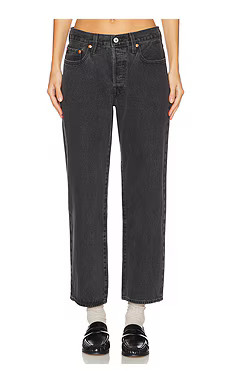 LEVI'S 501 90s Ankle Straight Jeans in Smooth Operator from Revolve.com | Revolve Clothing (Global)