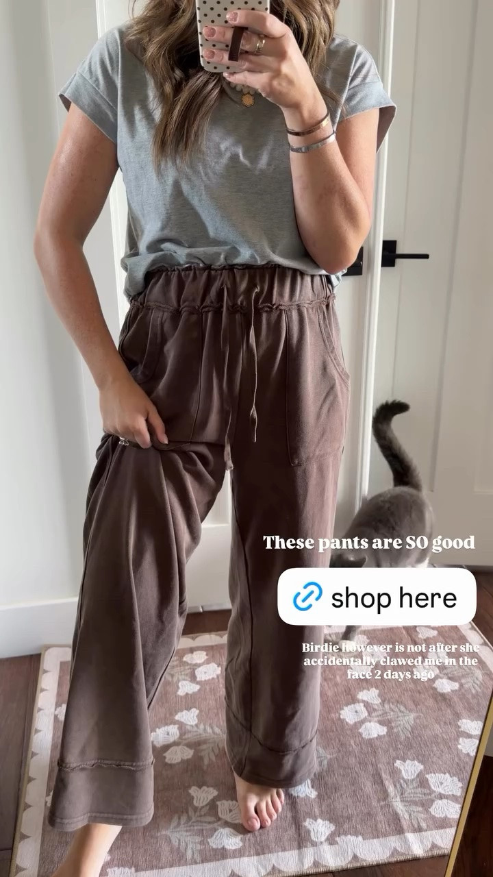 These pants are SO good.. Birdie however is not after she accidentally clawed me in the face 2 days ago

#LTKootd #LTKSeasonal