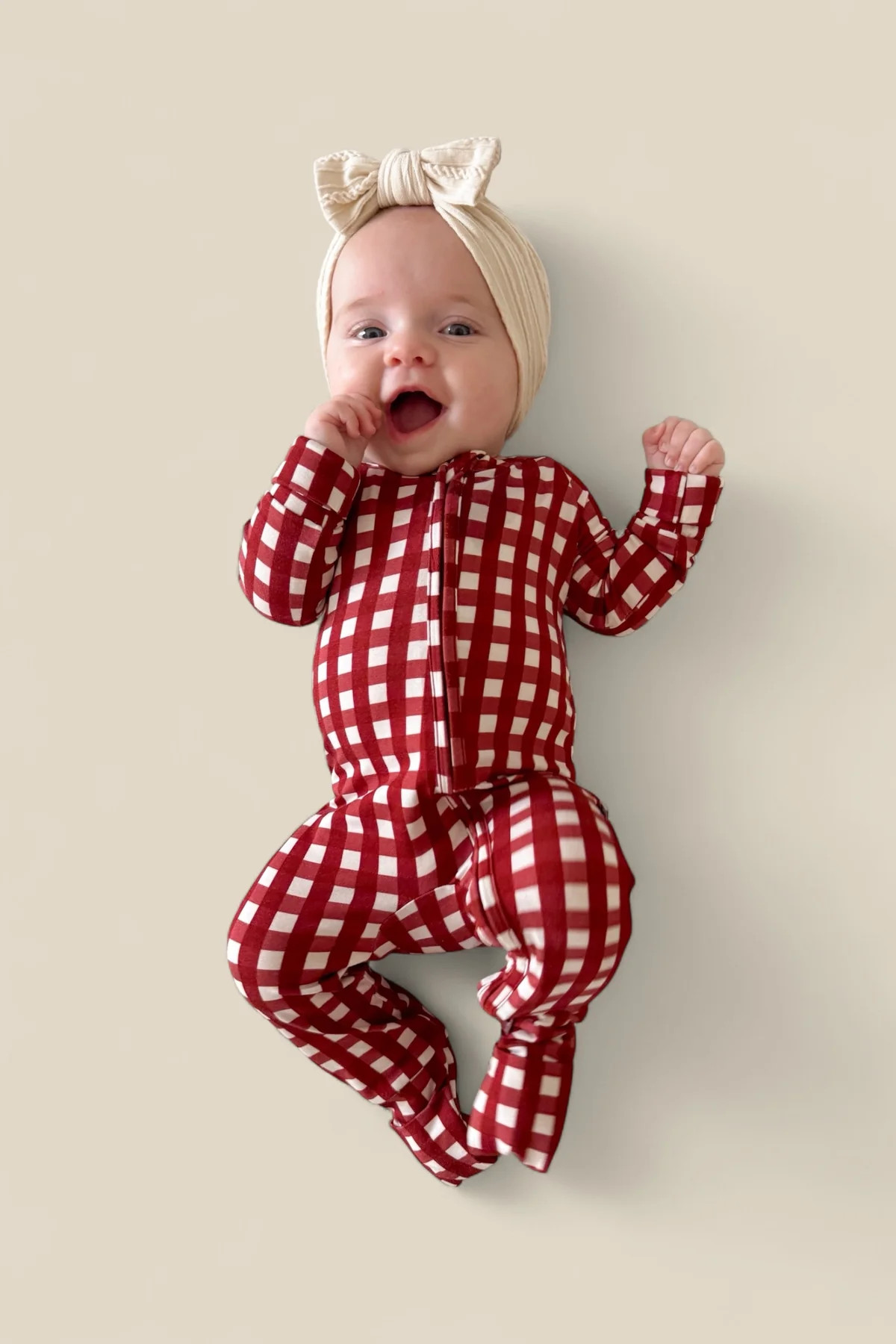 PEPPERMINT PLAID DREAM ROMPER | Dream Big Little