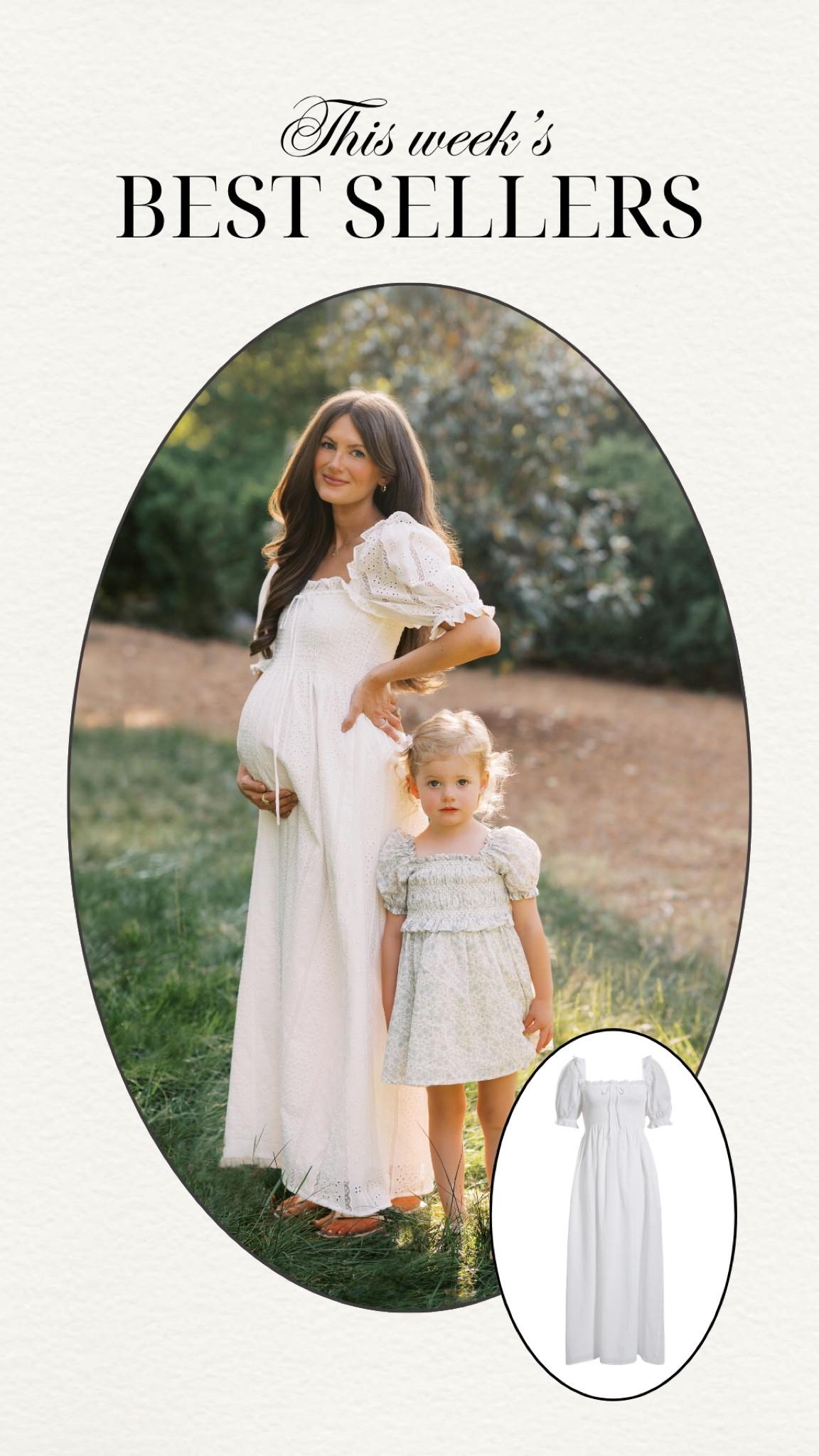 This dress I wore on my maternity shoot was a weekly best seller! 

#LTKmomlife #LTKKids #LTKBump