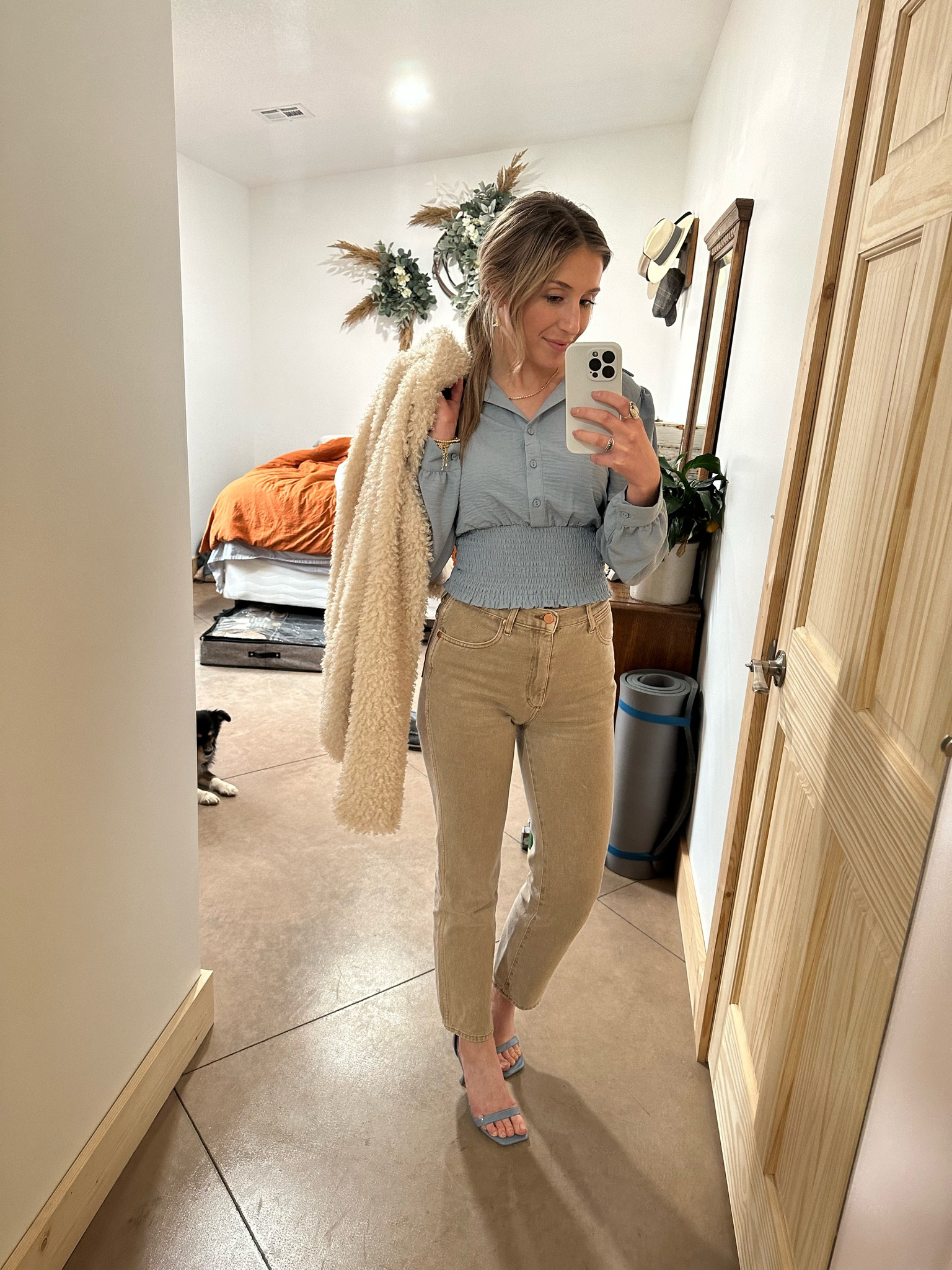 Corporate cowgirl! I love my wranglers! Wearing a size 27! 

#LTKworkwear #LTKunder100 #LTKSale