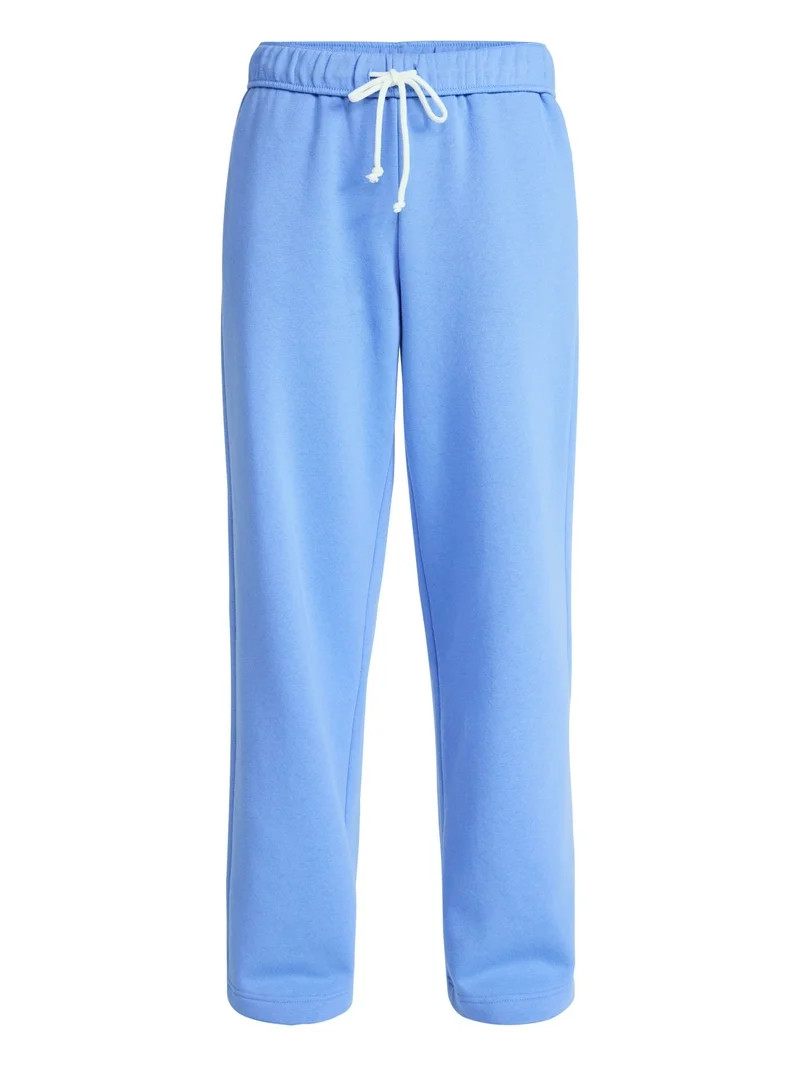 No Boundaries Wide-Leg Fleece Pants, Women’s XXS-XXL | Walmart (US)