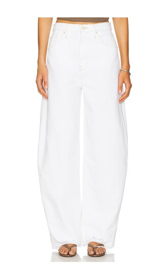 Hudson Jeans Bailey Relaxed Barrel in White. - size 29 | Revolve Clothing (Global)