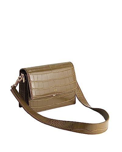 JW PEI Women's Mini Flap Crossbody - Umber Croc | Amazon (US)