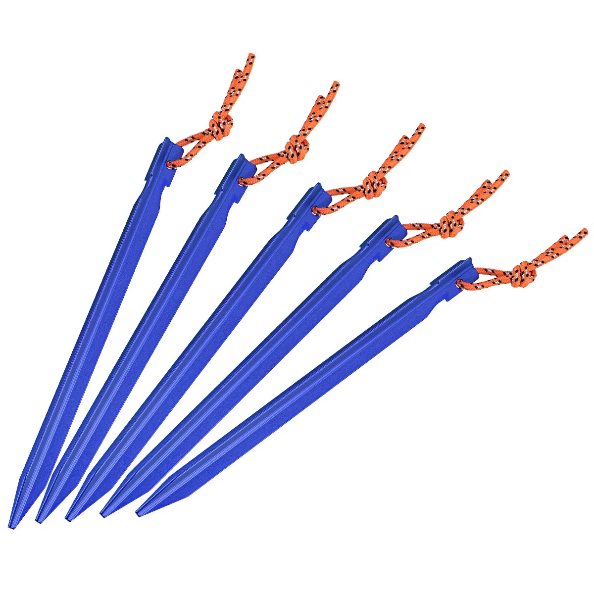 Unique Bargains Tent Stakes Y-Beam with Pull Rope Aluminum Alloy for Canopy Tarp 12 Pcs | Target