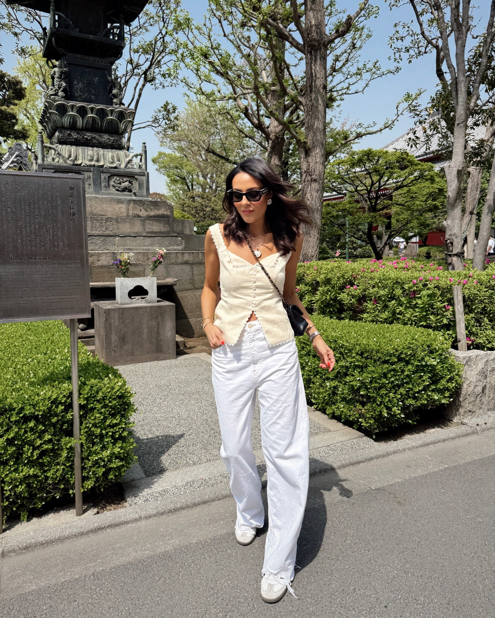 Day 1 casual and VERY comfortable outfit for Tokyo! Jeans are TTS but I sized up to a 26 for a slouchy fit.
Top size 0
Jacket XS

#LTKSeasonal #LTKStyleTip #LTKOver40