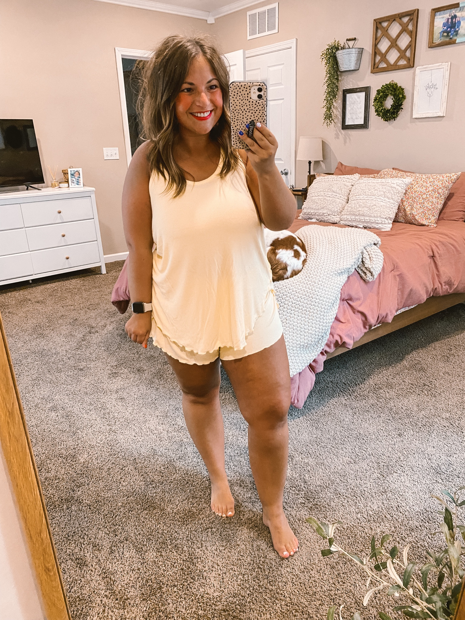 I’ve been on a big pajama kick lately & this set from Amazon is so soft & flowy! Perfect for summer!

pajama set: fits true to size // wearing a large

#LTKFindsUnder50 #LTKStyleTip #LTKFindsUnder100