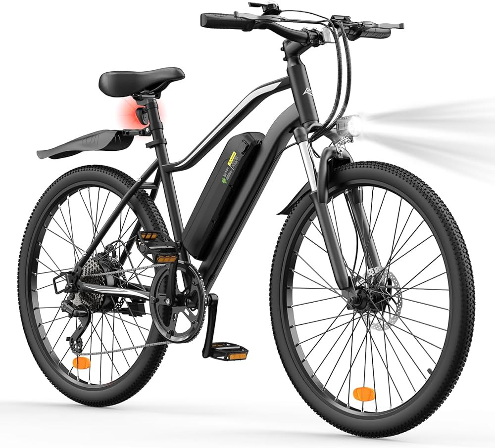 Electric Bike, 1000W/750W/500W Peak Motor, 75/60/55 Miles & 20MPH, 26''/20''/14'' Tires, Removabl... | Amazon (US)
