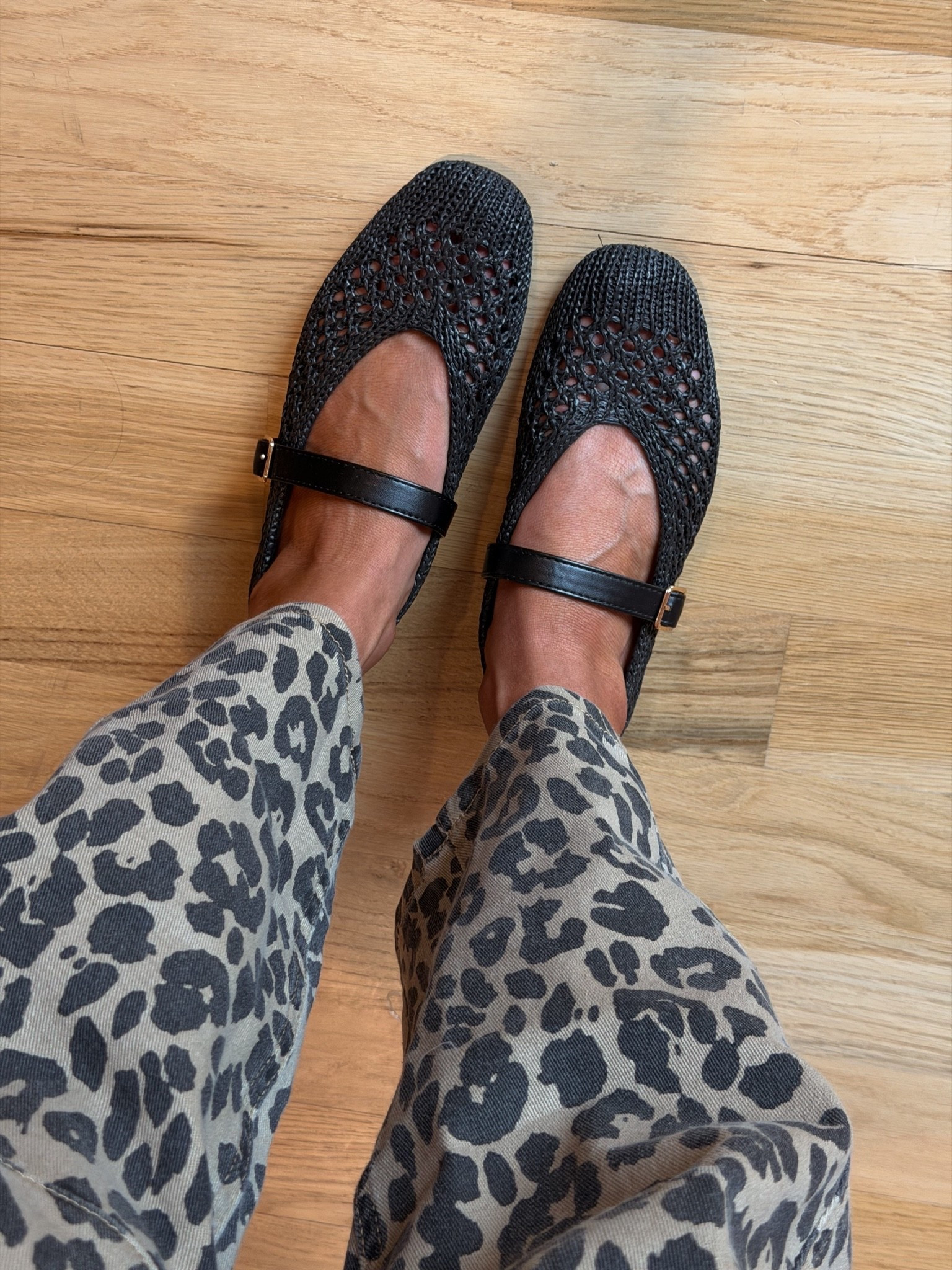 Cutest woven mary jane flats from Amazon! Currently 20% off