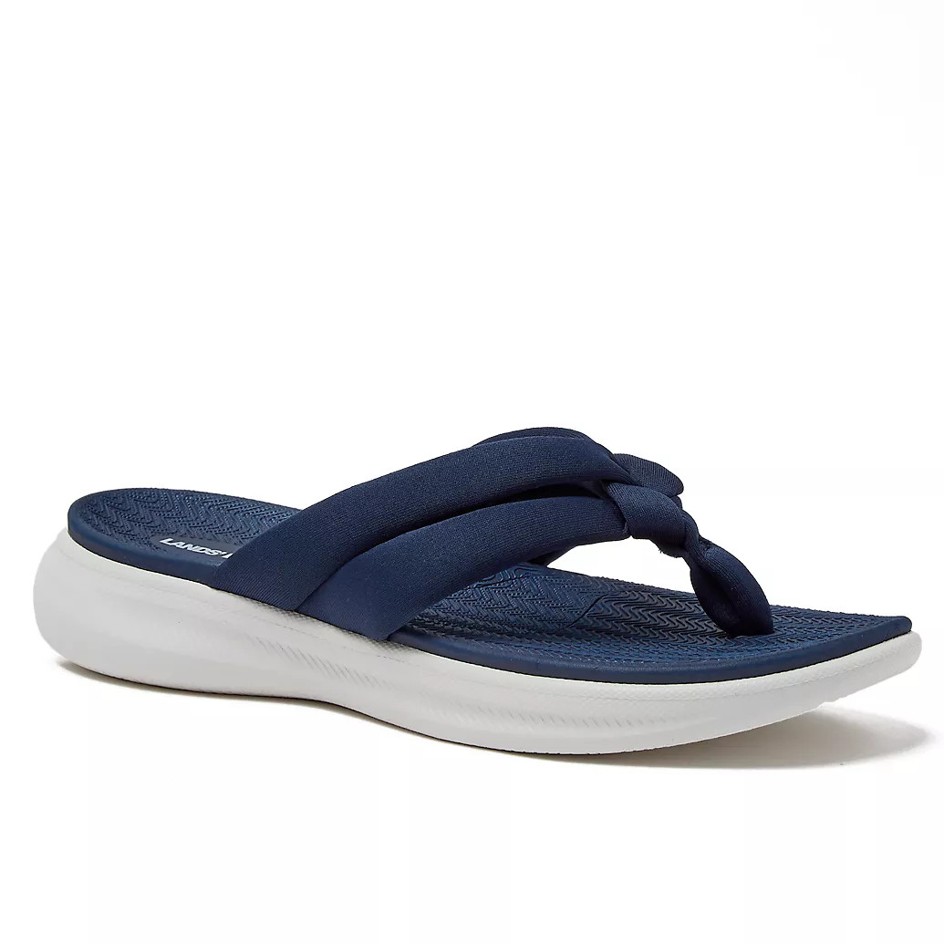 Women's Comfort Water Resistant Flip Flops | Lands' End (US)