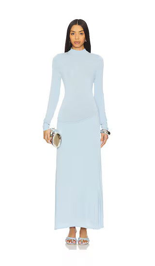 LIONESS Resolution Maxi Dress in Blue. - size L | Revolve Clothing (Global)