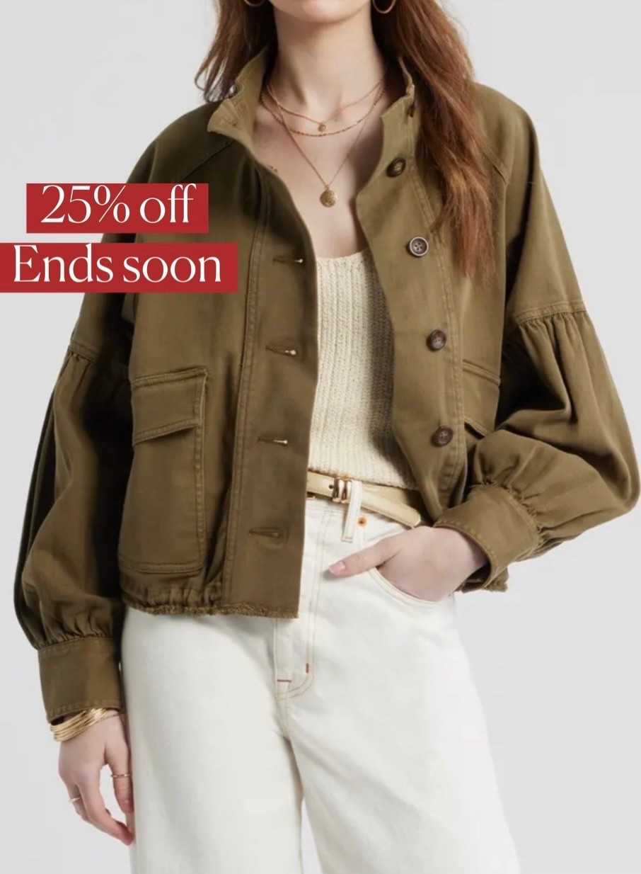 White jacket 
Green jacket
Spring jacket

#LTKSeasonal

#LTKSaleAlert