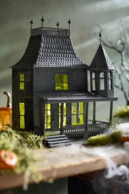 Concordville Spooky Village Victorian House | Anthropologie (US)