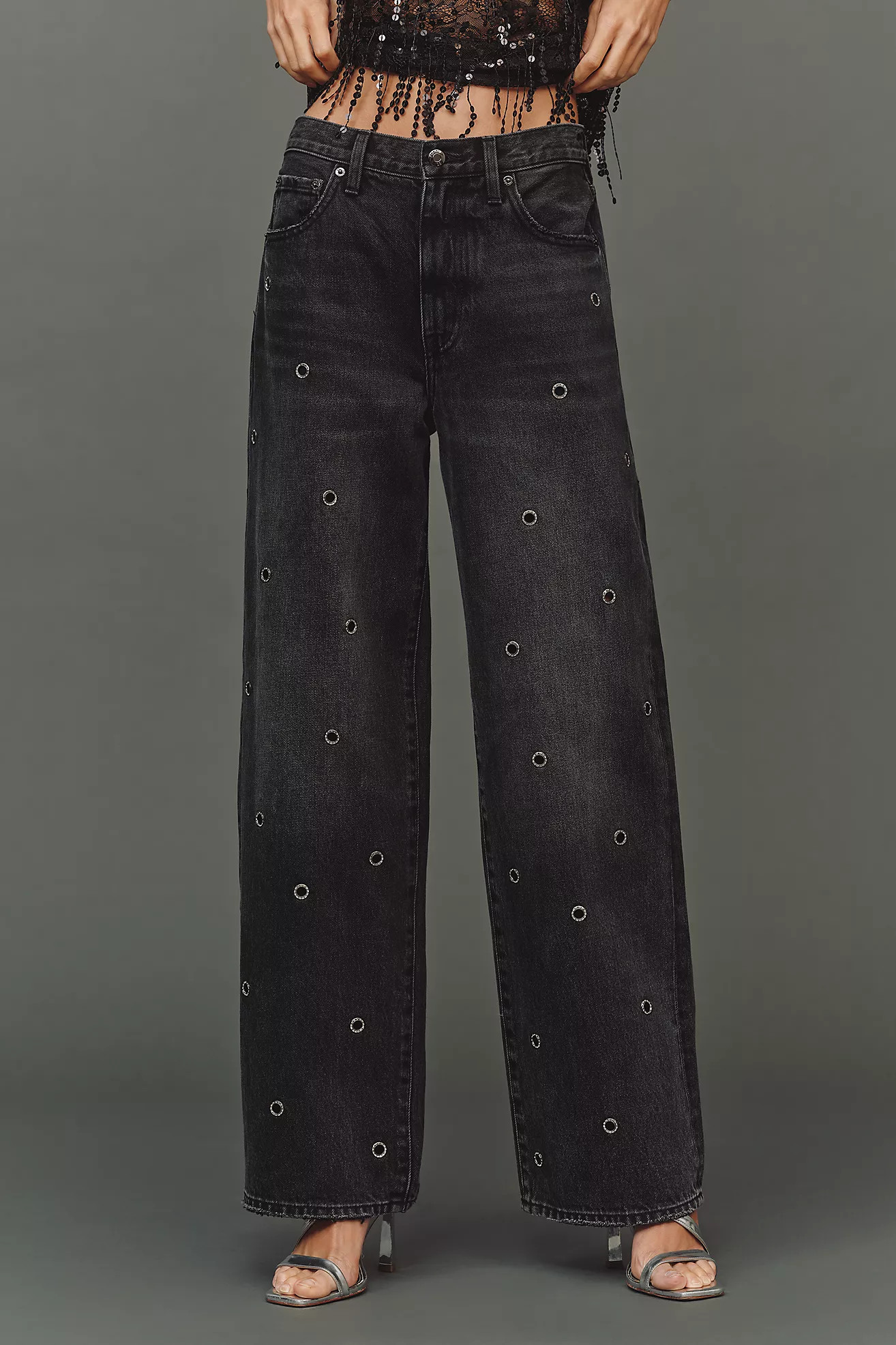 Pistola Hendrix High-Rise Wide-Leg Jeans | Anthropologie (US)