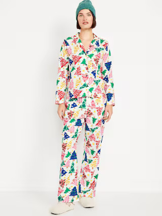 Flannel Pajama Set for Women | Old Navy (US)