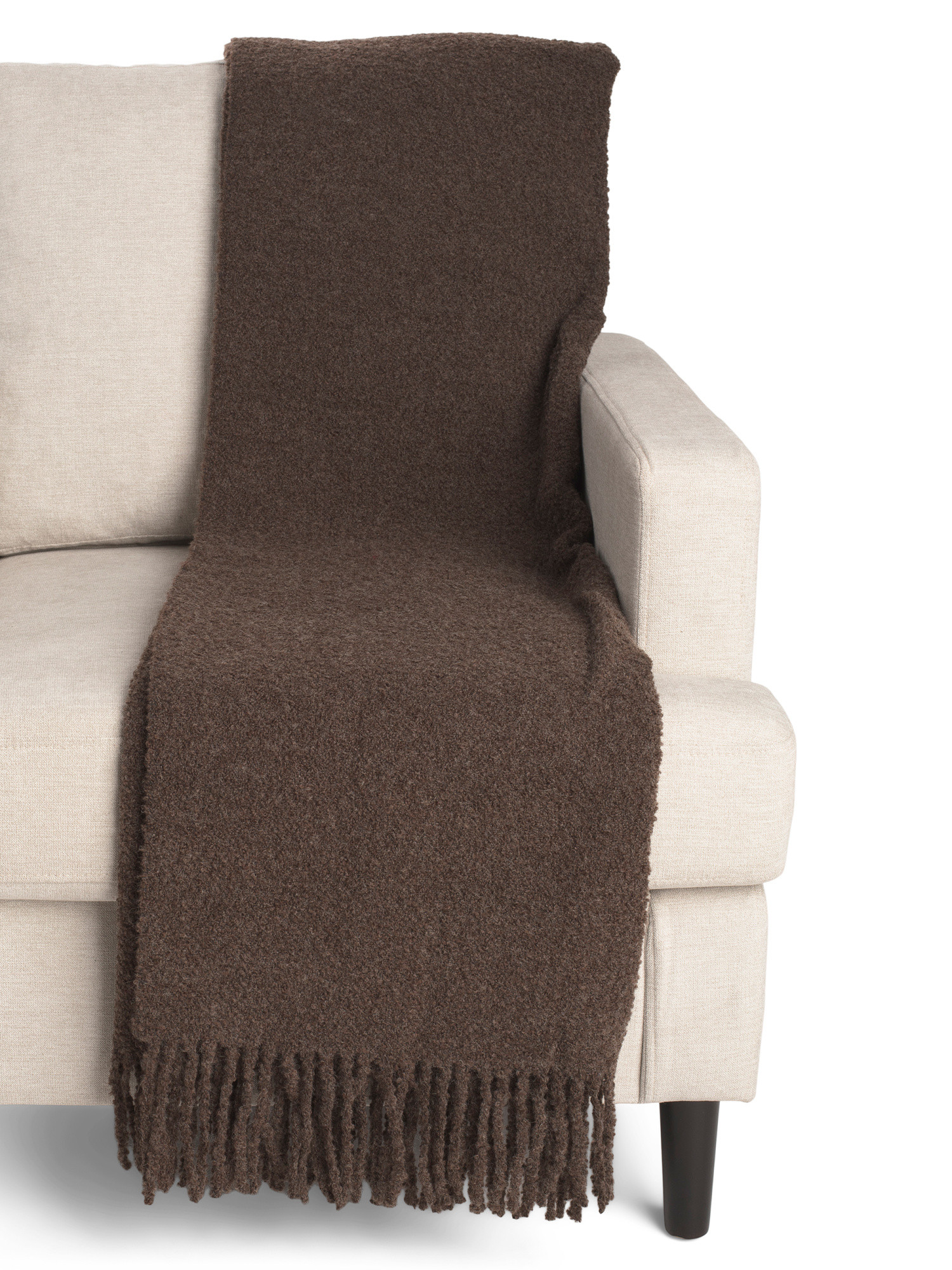 Wool Blend Boucle Throw | TJ Maxx