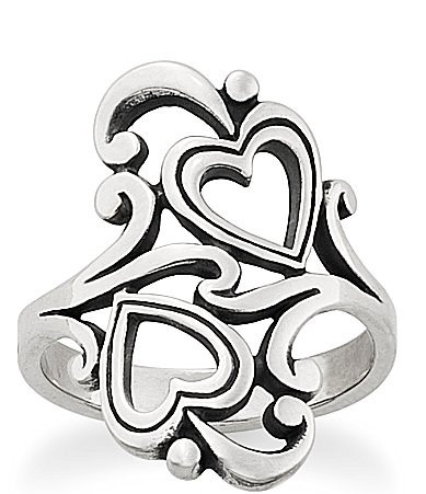 James Avery Swirls and Scrolls Hearts Ring - 4.5 | Dillard's