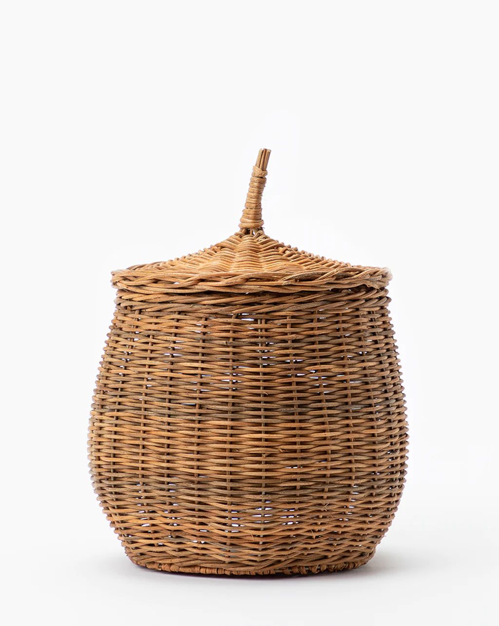 Woven Lidded Basket | McGee & Co.
