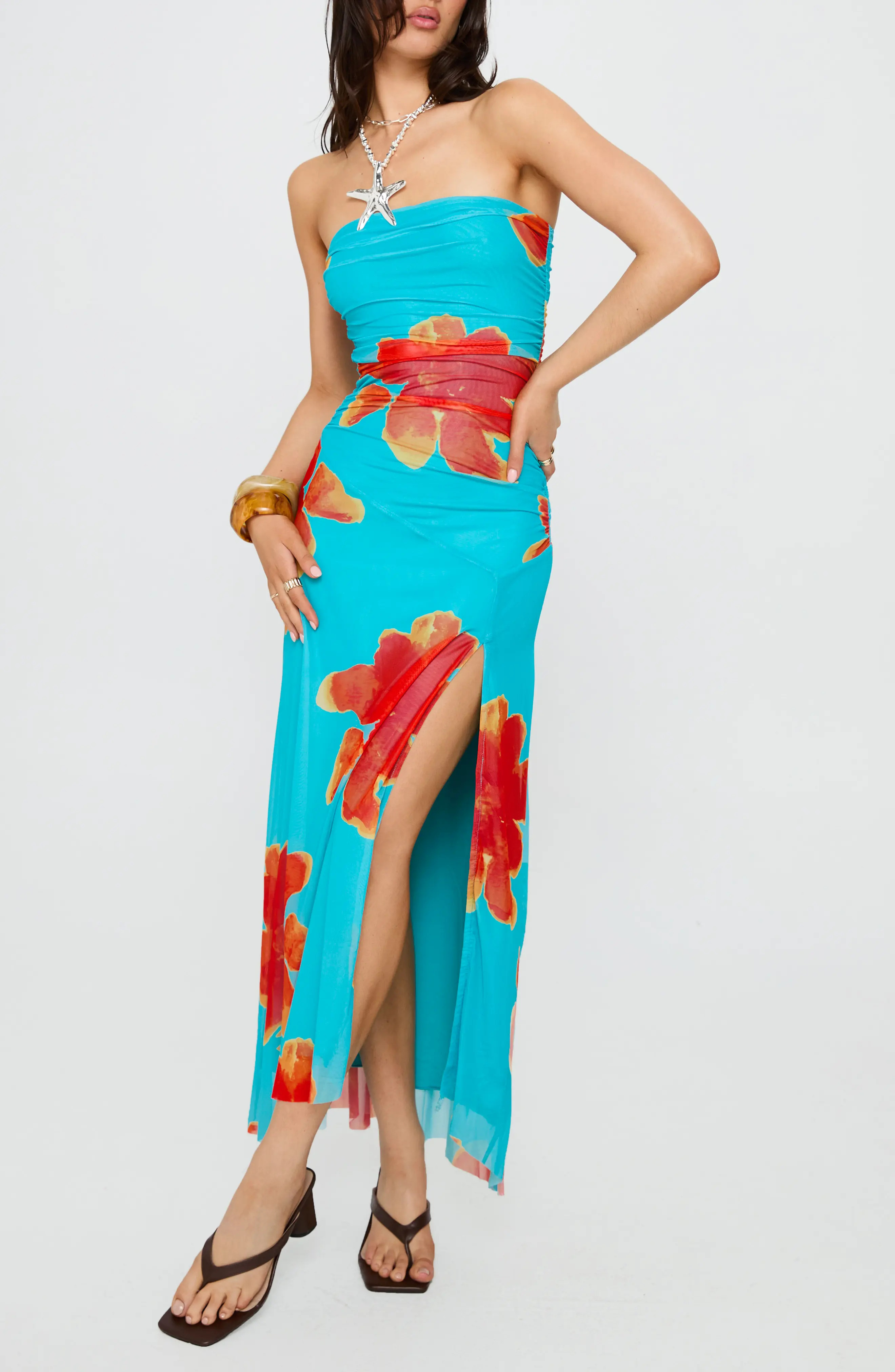 Princess Polly Katara Strapless Maxi Dress (Women) | Nordstrom | Nordstrom