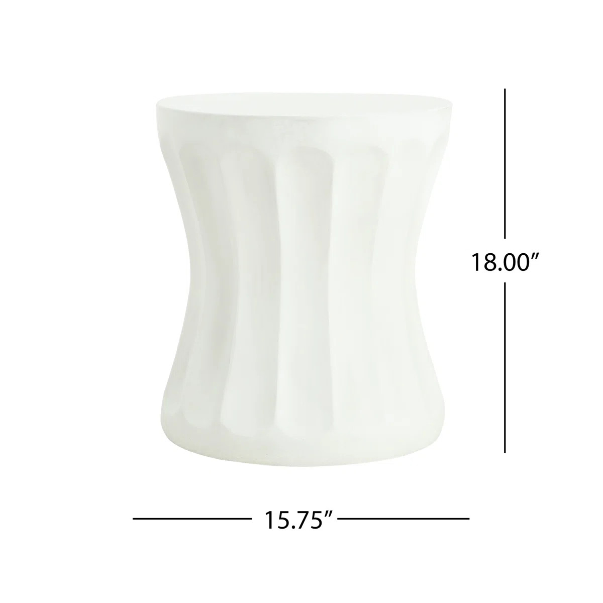 Lennon Outdoor Round Lightweight Concrete Side Table | Wayfair North America