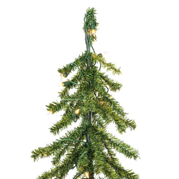 Alpine With Plastic Trunks 48' Lighted Pine Christmas Tree | Wayfair North America